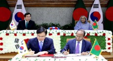 দক্ষিণ কোরিয়ার সাথে বাংলাদেশের তিন চুক্তি স্বাক্ষর