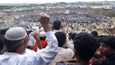 কক্সবাজারের মহাসমাবেশ: নাগরিকত্ব দিলে একসঙ্গে মিয়ানমারে ফেরার ঘোষণা রোহিঙ্গাদের