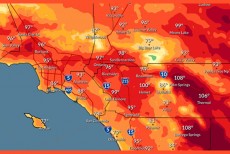 তীব্র তাপপ্রবাহে কাবু সাউদার্ন  ক্যালিফোর্নিয়া