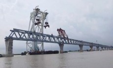 পদ্মা সেতুর সাড়ে ৪ কিলোমিটার দৃশ্যমান