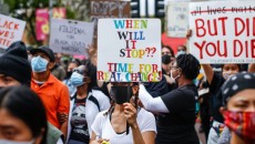 ক্যালিফোর্নিয়া জুড়ে এখনো বিক্ষোভ অব্যাহত