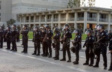 সান্তা আনায় পুলিশ বিভাগ বিলুপ্তির দাবিতে বিক্ষোভ