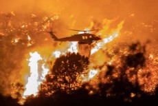 বাড়ছে লেক হিউজেসের দাবানলের তীব্রতা