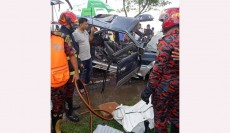 সড়কে প্রাণ গেল উপজেলা চেয়ারম্যানসহ চারজনের