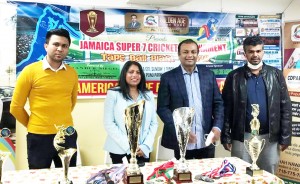 জ্যামাইকা সুপার সেভেন ক্রিকেট টুর্ণামেন্টের পুরস্কার বিতরণ