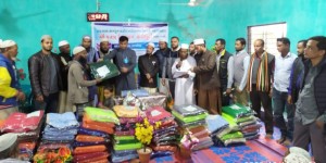 সিলেটের কোম্পানীগঞ্জে মাওলানা আব্দুল মতীন ফাউন্ডেশনের শীতবস্ত্র বিতরণ