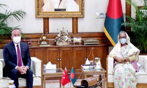রোহিঙ্গাদের প্রত্যাবাসনে তুরস্কের সম্পৃক্ততার আহ্বান প্রধানমন্ত্রীর