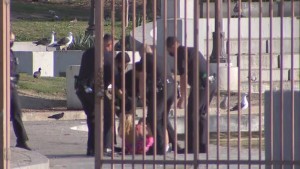 লস এঞ্জেলেসে ৩ ঘণ্টার চেষ্টায় আটক নারী বন্দুকধারী