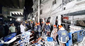 ঢাকার মগবাজারে বিস্ফোরণে নিহত ৬, আহত অর্ধশতাধিক