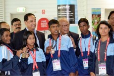 আজ বাংলাদেশ স্পেশাল অলিম্পিক দলের রিসিপশন