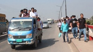 দেশে চলছে ধর্মঘটের তৃতীয় দিন, সাধারণ মানুষের সীমাহীন দুর্ভোগ