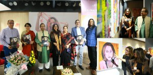 নাজিয়া আন্দালিব প্রিমা’র শিল্প প্রদর্শনী 'দ্য মিস-ট্রেইস (ভুল -দাগ) এর উদ্বোধন