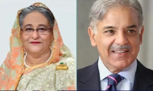 শাহবাজ শরিফকে শেখ হাসিনার অভিনন্দন