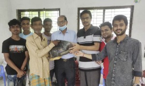 হবিগঞ্জের বানিয়াচং-এ বন্যা দুর্গতদের পাশে মহারত্ন বাড়ি