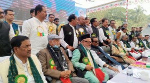আওয়ামী লীগের সুনামগঞ্জ ত্রিবার্ষিক সম্মেলন মঞ্চে ওবায়দুল কাদের