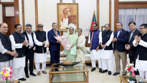 সাহাবুদ্দিন চুপ্পুকে প্রধানমন্ত্রীর শুভেচ্ছা