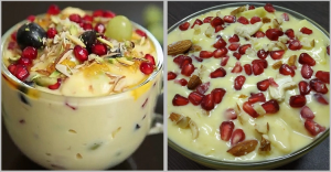 ইফতারে ফ্রুট কাস্টার্ড