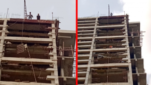 শাবিপ্রবিতে নির্মাণাধীন ভবনের ৯ তলা থেকে পড়ে শ্রমিকের মৃত্যু