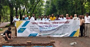 শাবির সড়কে সংস্কার কাজ শুরু