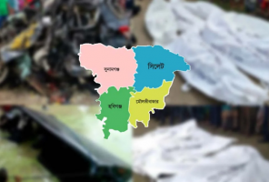 ৬ ঘণ্টায় সড়কে ৬ লাশ সিলেটে