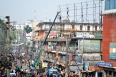 অবৈধ বিলবোর্ড অপসারণ অভিযানে সিলেট সিটি করপোরেশন
