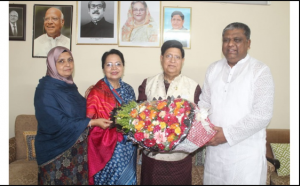 পররাষ্ট্রমন্ত্রী-মেয়রের সস্ত্রীক সাক্ষাৎ