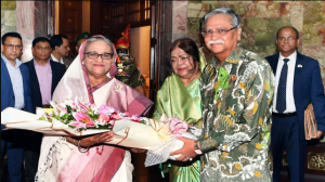 রাষ্ট্রপতি-প্রধানমন্ত্রীর সৌজন্য সাক্ষাৎ