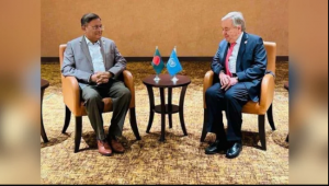 প্রধানমন্ত্রী শেখ হাসিনার নেতৃত্বের ভূয়সী প্রশংসায় জাতিসংঘ মহাসচিবের