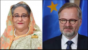 প্রধানমন্ত্রী হিসেবে পুনরায় নির্বাচিত হওয়ায় শেখ হাসিনাকে চেক প্রজাতন্ত্র প্রধানমন্ত্রীর অভিনন্দন