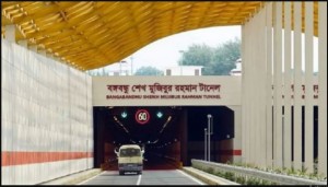 বঙ্গবন্ধু টানেলে গাড়ি চলছে ৩০ শতাংশ