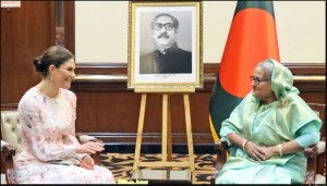প্রধানমন্ত্রী-ক্রাউন প্রিন্সেসের সাক্ষাৎ