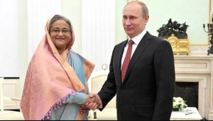 পুতিনকে প্রধানমন্ত্রী শেখ হাসিনার অভিনন্দন