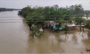 সিলেটের পাঁচ উপজেলার বেশিরভাগ স্থানে বন্যা পরিস্থিতি