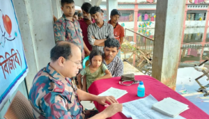 বিজিবির মেডিকেল ক্যাম্পেইন ৫শ রোগীকে চিকিৎসাসেবা প্রদান