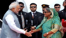 শেখ হাসিনাকে ভারত সফরে আমন্ত্রণ মোদির