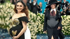 মেট গালায় বেবি বাম্ব নিয়ে হাটলেন রিহানা ও কিয়ারা