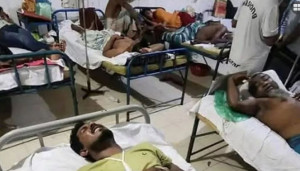 বিএনপির গোষ্ঠী সং ঘ র্ষে ১০ জন আ হ ত, পুলিশের উপস্থিতিতে উত্তেজনা
