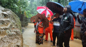 টেকনাফে ভারী বর্ষণে রোহিঙ্গা ক্যাম্পসহ ১৫০০ ঘরবাড়ি ডুবে গেছে