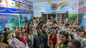 রায়ের বাজারের শের-এ-বাংলা আদর্শ স্কুলে ‘আর্থ অ্যাভেঞ্জার্স’ কর্মশালা