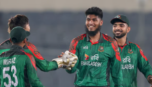 রিশাদের দাপটে বাংলাদেশের ঘুরে দাঁড়ানো জয়