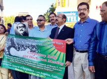 ঐতিহাসিক ৭ মার্চের ভাষণের স্বীকৃতি উদযাপনে লস এঞ্জেলেসে শোভাযাত্রা