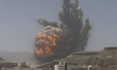 ইয়েমেনের রাজধানীতে সৌদি জোটের ব্যাপক বিমান হামলা