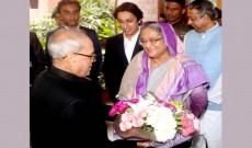 বাংলাদেশ বিনিয়োগের জন্য আকর্ষণীয় স্থান : প্রধানমন্ত্রীর সাথে সাক্ষাতে প্রণব মুখার্জী