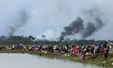 রাখাইনে রোহিঙ্গাদের বাড়িতে আবারো অগ্নিসংযোগ