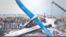 বিমান দুর্ঘটনায় নিহতদের স্মরণে রাষ্ট্রীয় শোক পালিত হচ্ছে দেশে